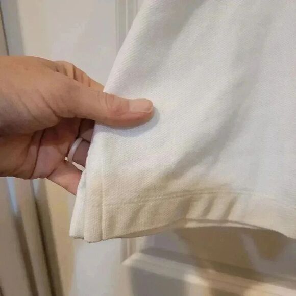 𝅺Greg Norman Men's White Short Sleeve Polo Shirt - Picture 4 of 9